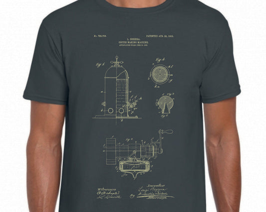 T-shirt Bezzera Patent antracite