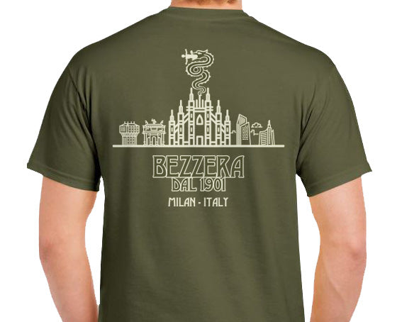 T-shirt Bezzera Duomo di Milano green